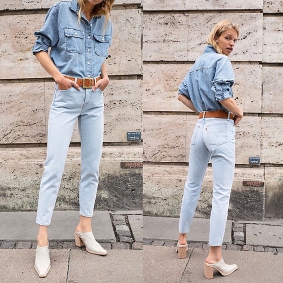 NWT Levi’s Wedgie Fit Ankle Jeans in Signal Lost - Picture 2 of 6